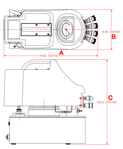 激安 UNITEC Spare Parts KIT for Hydraulic Power HP 18284 